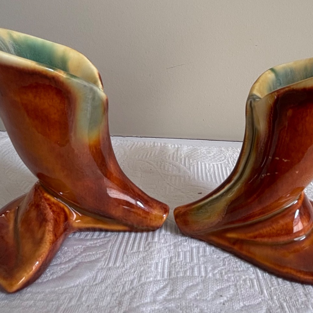 Vtg. Royal Haeger Calla Lilly Candle Holders